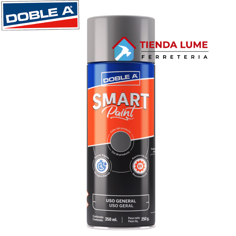 Pintura En Aerosol Aa Smart X 350 ML Aluminio