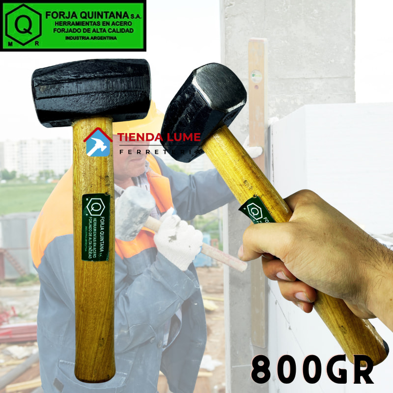 Maza Albañil 800g Forja Quintana