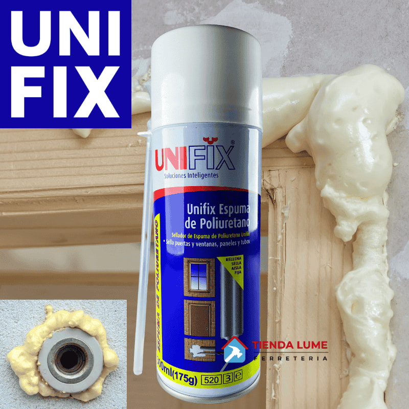 Espuma de poliuretano expansiva Unifix 500 ml