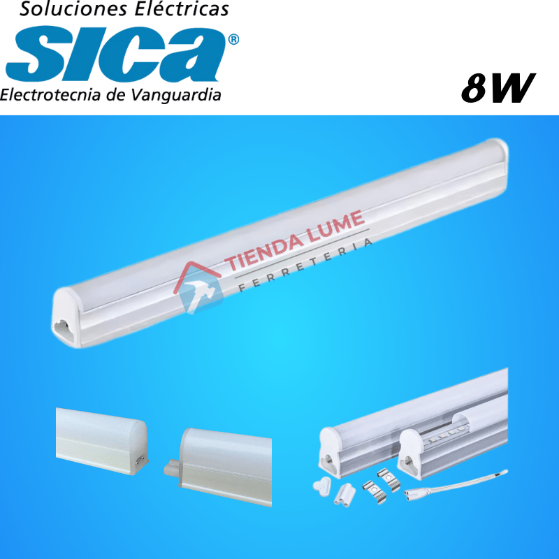 Liston Led Sica 8W Bco Neutro Interconec 637132