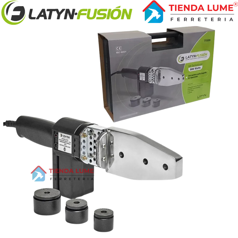 Termofusora 800 Wats Con 3 Boquillas Y Maletin Latyn