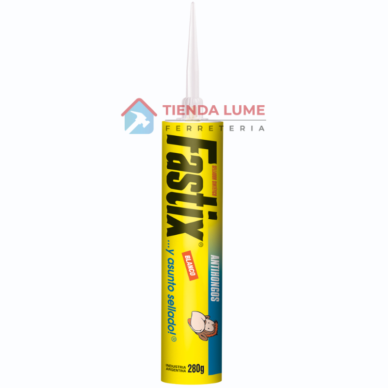 Fastix Sellador De Silicona Antihongos Blanco 280g