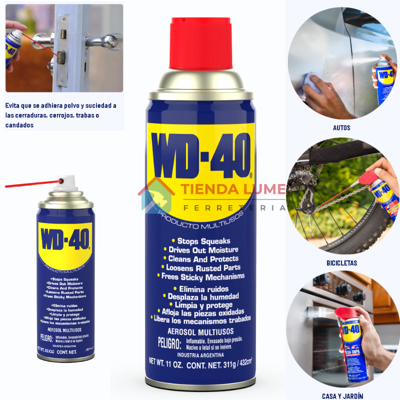 WD-40 311G 432Cm3 Lubricante Multiuso W40