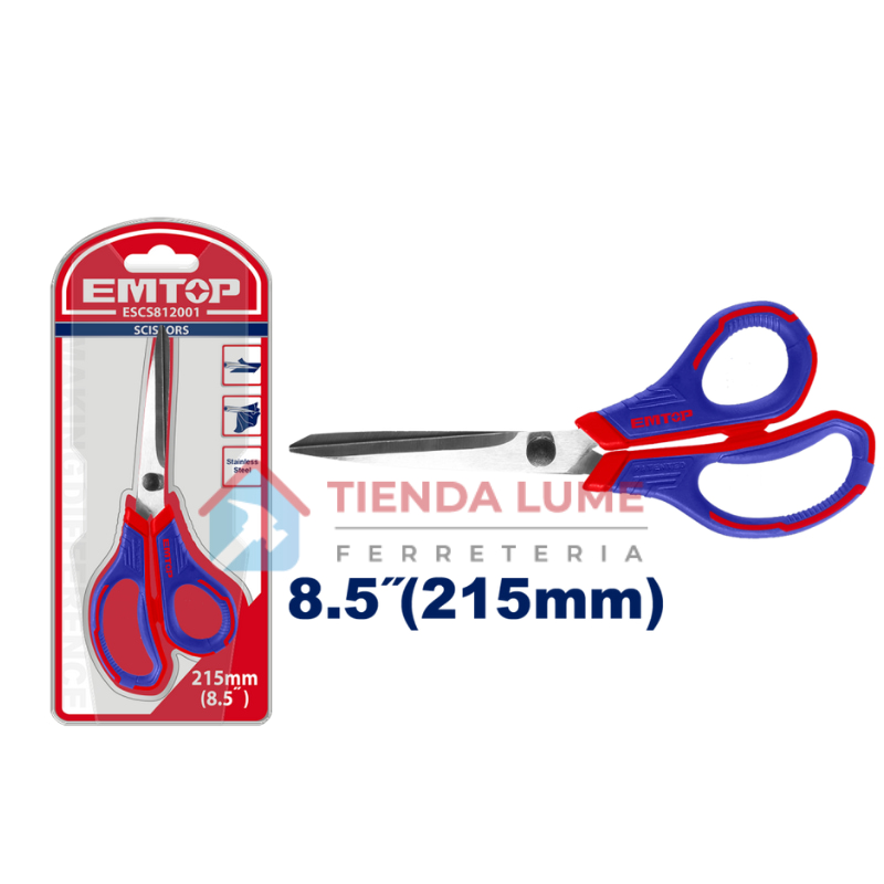 Tijera 215Mm Acero Inoxidable Emptop