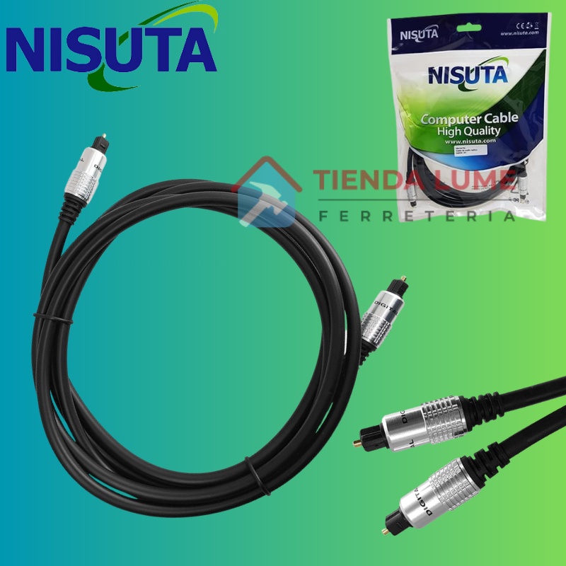 Cable Optico Digital Toslink 2M
