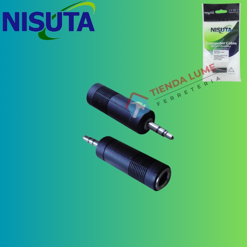 Adaptador Stereo 3,5M A 6.3H