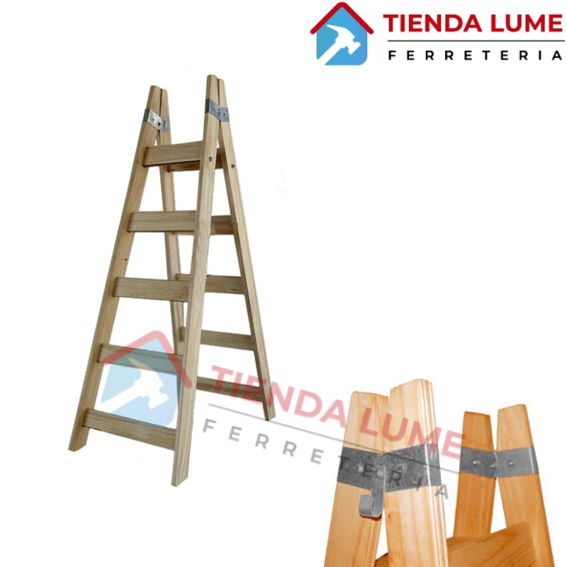 Escalera Madera San Jose Pintor N5 (1,55 Mts)