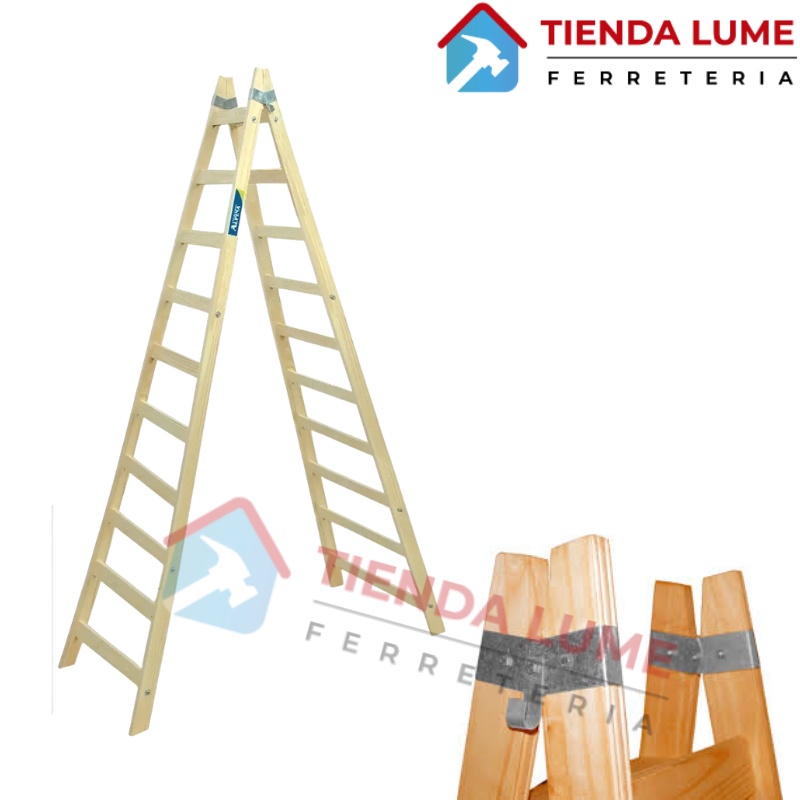 Escalera Madera San Jose Pintor N10 (2,98 Mts)